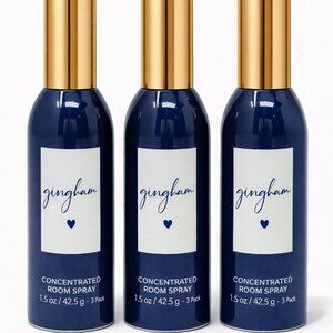 Bath & Body Works 3Pack GINGHAM Room Spray